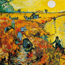 La Vigne Rouge Van Gogh